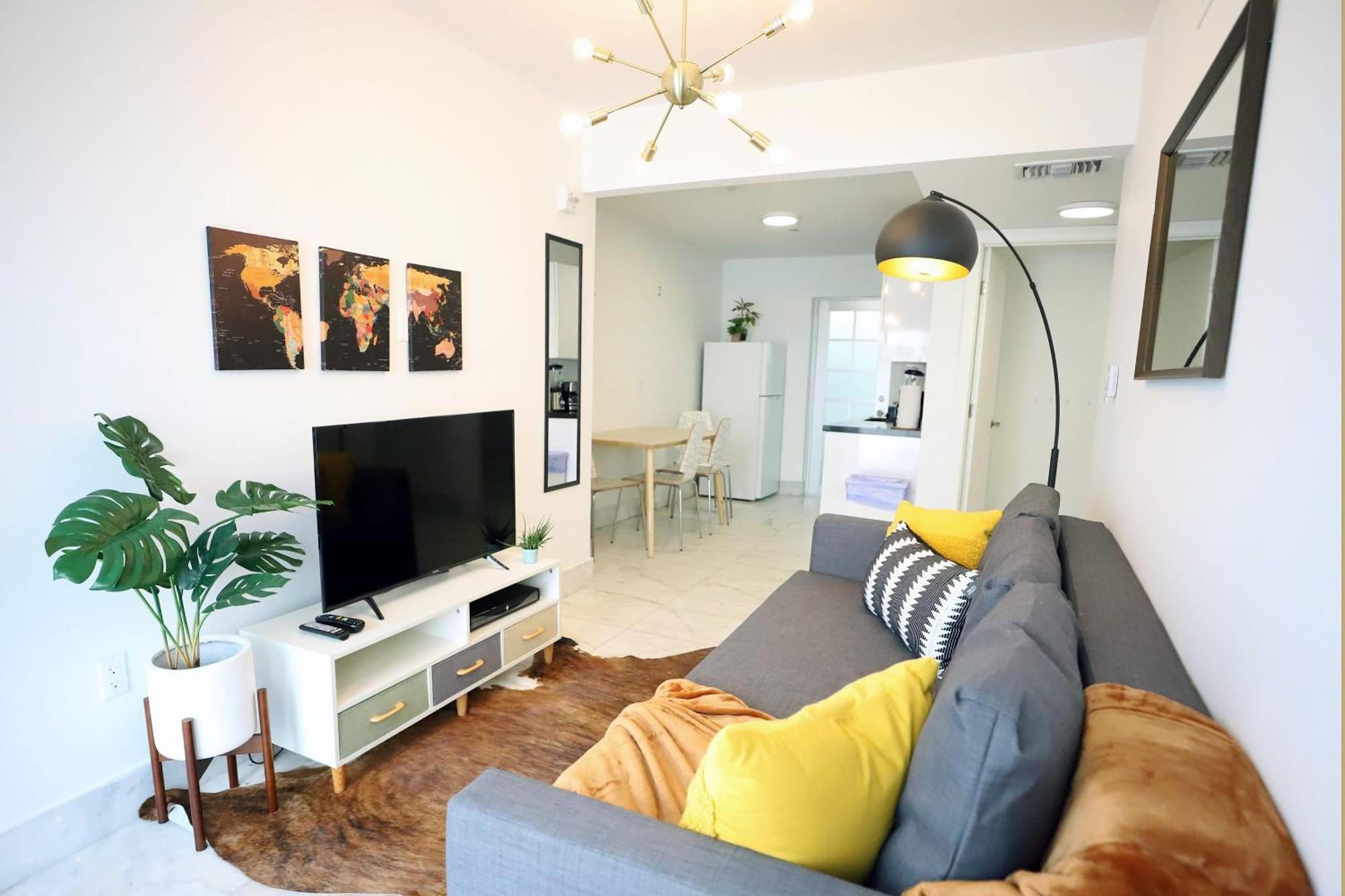 South Beach 2 Bedroom Family Pet Friendly Apartment With Free Parking On Premise ไมอามีบีช ภายนอก รูปภาพ